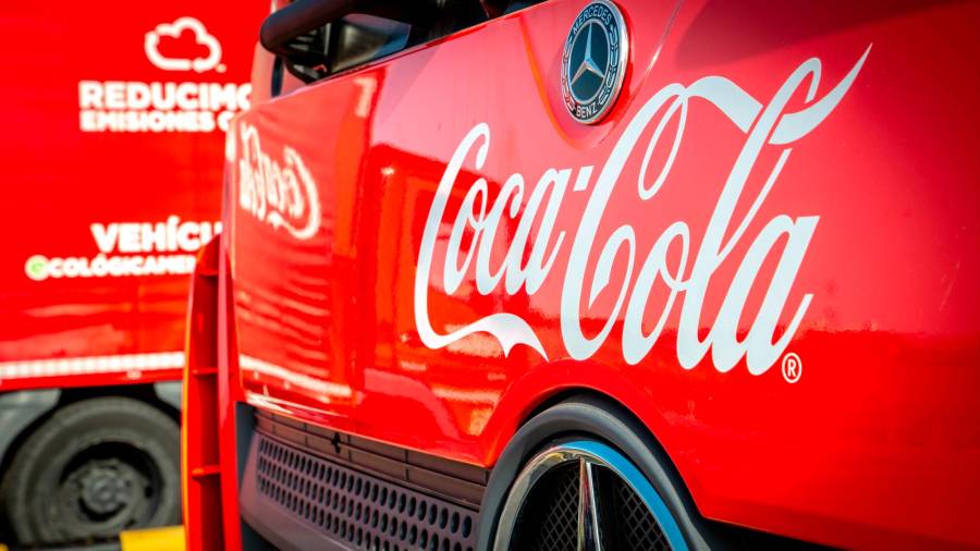 Coca-Cola European Partners utiliza camiones con reducida emisión de gases. Foto: S.R.