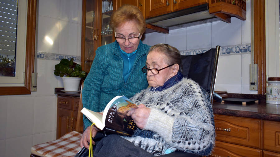 Nemesia, la abuela lectora de la Ribeira Sacra cumplió 107 años