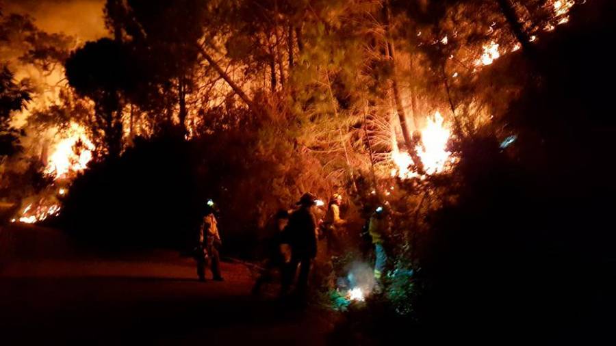 El incendio forestal declarado en Sierra Bermeja, en Málaga 112 09/09/2021