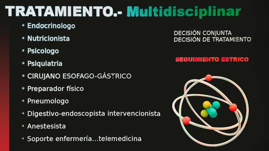 La unidad de obesidad de Santos-Cirujano vuelve a recalcar la necesidad de la profesionalidad y el tratamiento multidisciplinar
