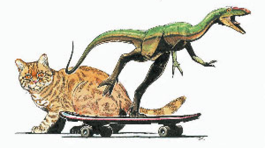 Un pequeño dinosaurio fue el animal más rápido sobre 2 patas