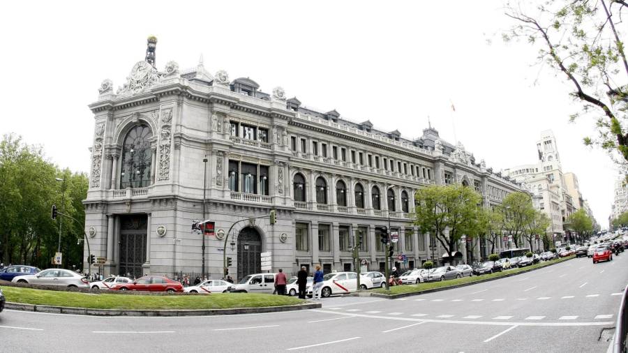 Imagen de archivo del edificio del Banco de España, en Madrid. EFE