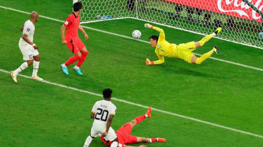 Ghana luce su orgullo para superar a Corea del Sur por un 3-2