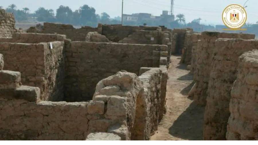 La ciudad más grande jamás encontrada en Egipto. Foto: Ministerio de Turismo y Antigüedades de Egipto