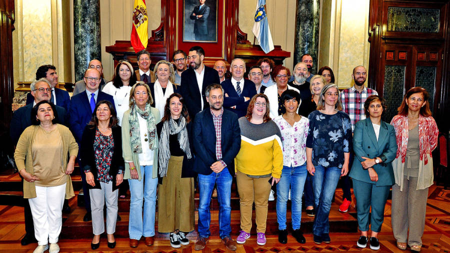 Ferreiro presidió el último pleno coruñés del mandato