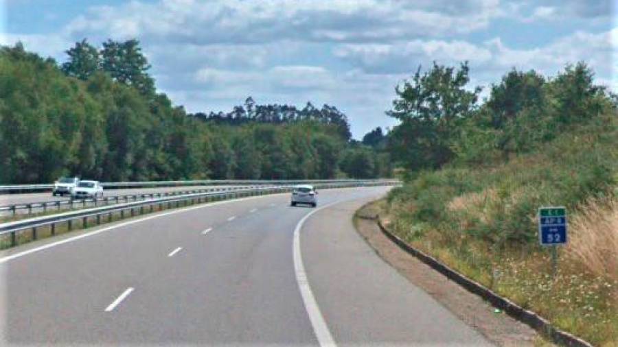 Punto de la Autopista do Atlántico, el km 52, donde fue localizado en turismo a 170 por hora. Foto: MG