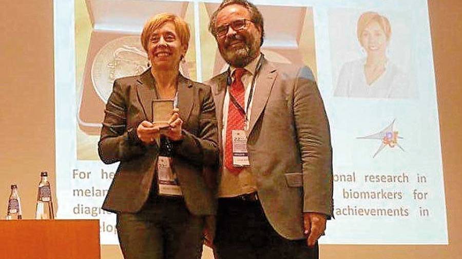 Marisol Soengas recibe la medalla 'Fritz Anders 2019'