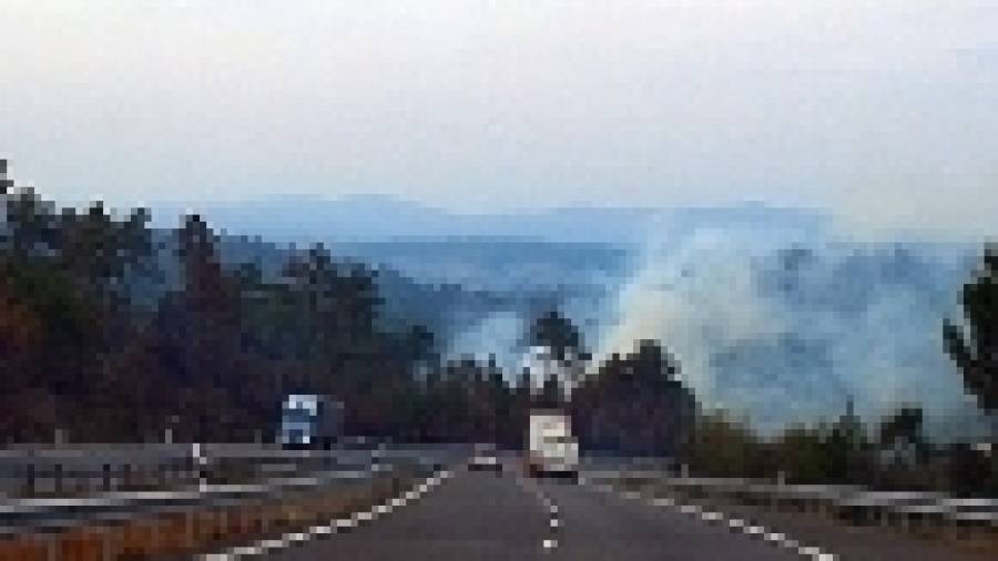 El fuego calcina más de 700 hectáreas durante esta semana en Ourense