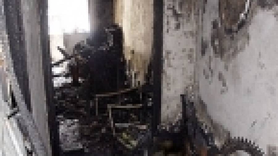 Muere calcinada al incendiarse su piso en el centro de Santiago