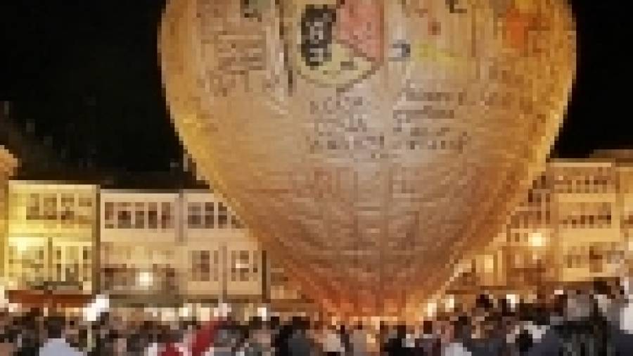La tradición del globo de Betanzos cumple 135 años el próximo 16 de agosto