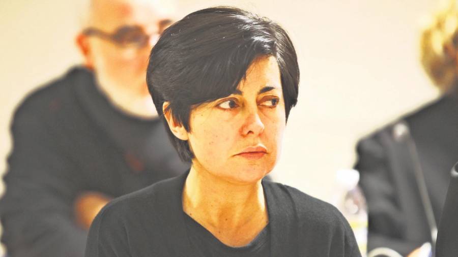 Rosario Porto durante el juicio por el asesinato de su hija Asunta, en el que fue condenada con su exmarido, Alfonso Basterra. Foto: Archivo ECG