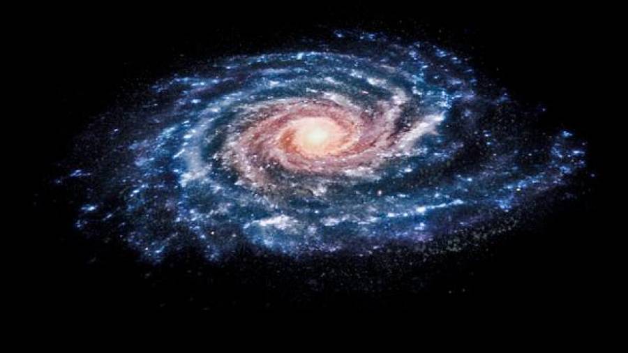 CIENCIA. Ilustración básica de la Vía Láctea. Foto: G./ ESA