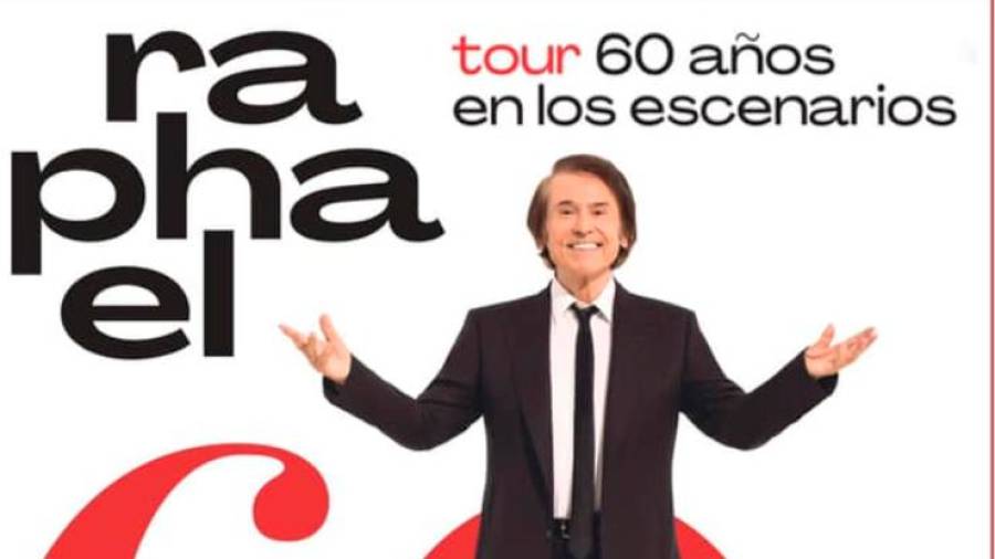Las entradas del concierto de Raphael en Santiago, más caras que en otras 8 ciudades