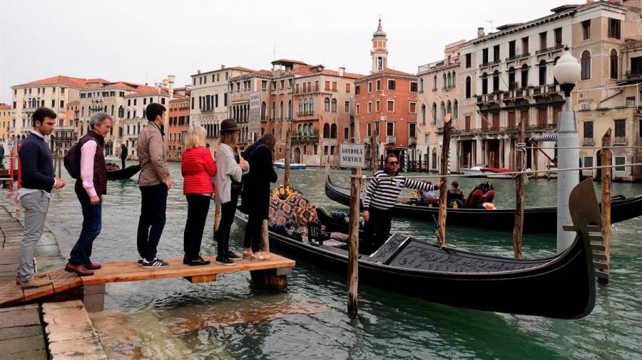 Turistas en Venecia. Foto: Europa Press