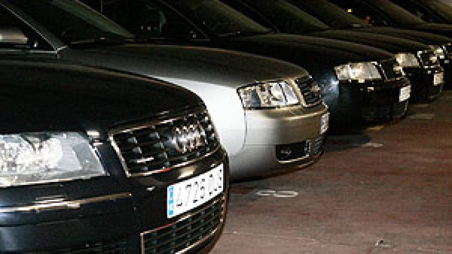 La Xunta saca a subasta dieciocho Audis de los conselleiros de Fraga