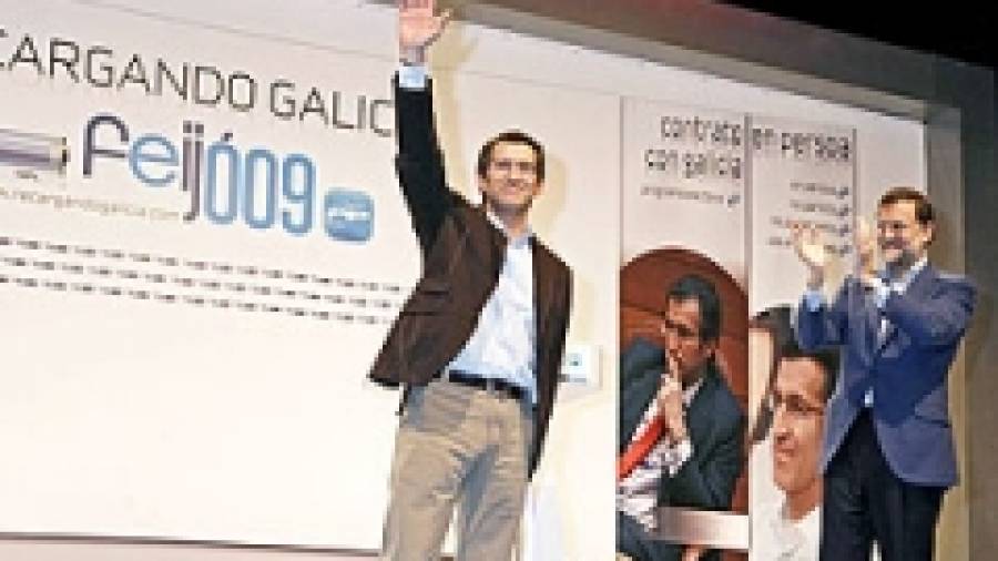 Feijóo hace la primera promesa electoral: el AVE Lugo-Ourense