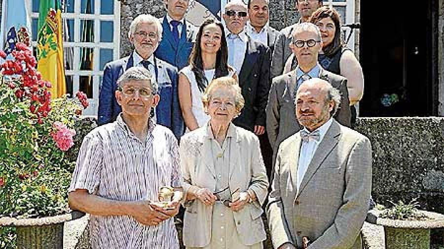 Cesáreo Sánchez e Antón Cortizas reciben os premios Losada Diéguez