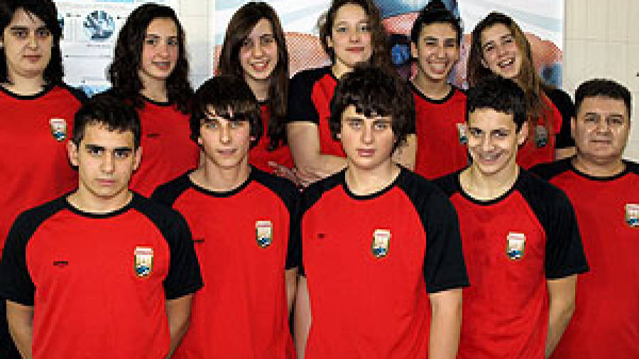 Se pulverizan seis récords en el campeonato gallego de natación