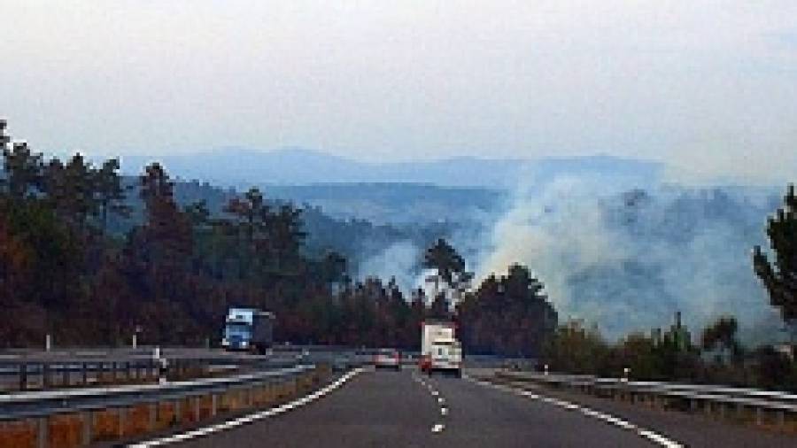 El fuego calcina más de 700 hectáreas durante esta semana en Ourense