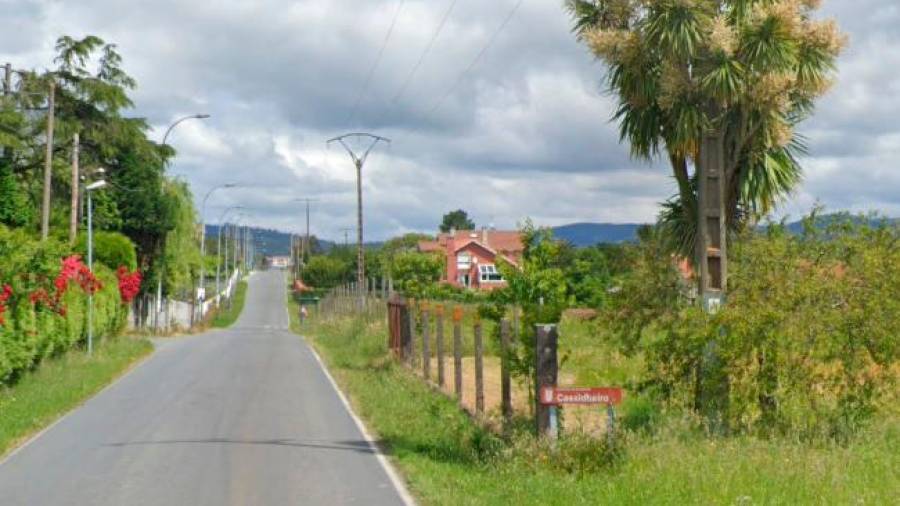 Localidad de Casaldoeiro, en la parroquia brionesa de Bastavales, donde ocurrió el accidente. Foto: GM