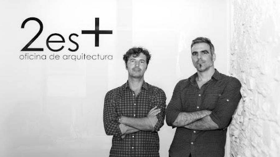 Álvaro Marín, a la izquierda, y Alfonso Castro, los jóvenes arquitectos de 2es+. Foto: ECG