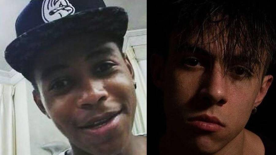 Imagen de los dos jóvenes desaparecidos en Porto do Son.
