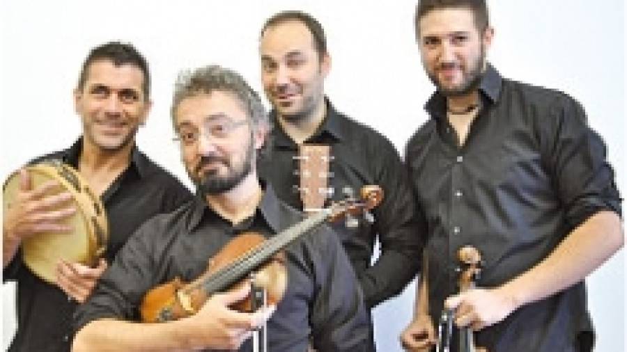 Dos violinistas folk gallegos dan clases en California