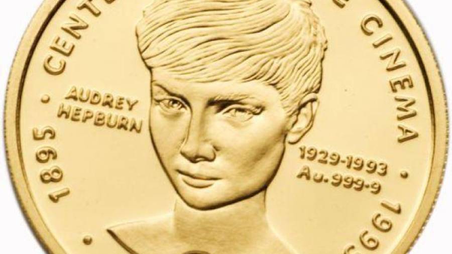 Una moneda de edición limitada celebra el 90º aniversario de Audrey Hepburn