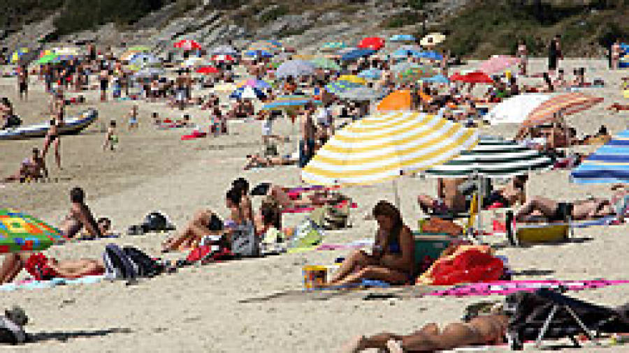 Galicia marca la máxima el primer fin de semana de verano