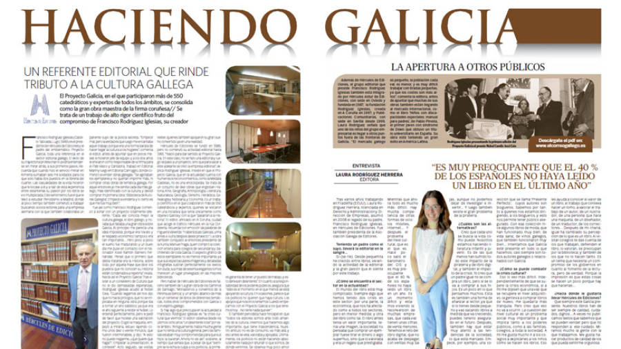 Un referente editorial que rinde tributo a la cultura gallega