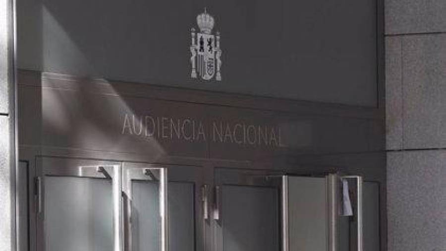 Entrada principal de la sede de la Audiencia Nacional, en Madrid. Foto: Europa Press