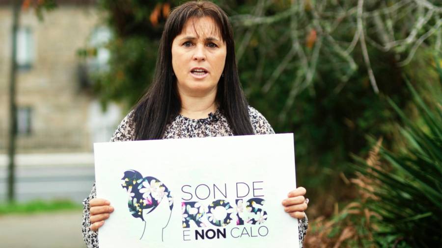 Imaxe promocional da campaña contra a violencia de xénero en Rois. Foto: Concello de Rois