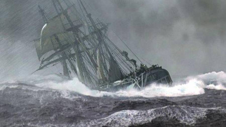 Representación gráfica de los naufragios en Costa da Morte debido al temporal. Foto: X.C.