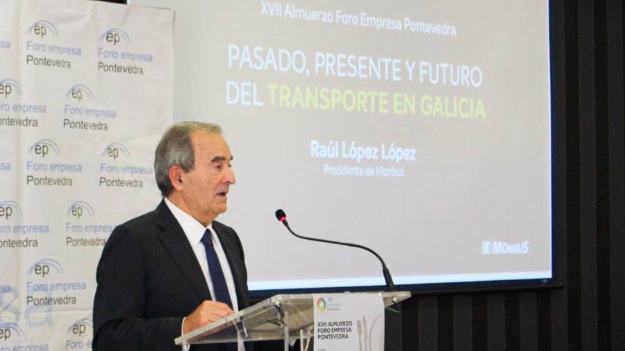 Raúl López reivindica el autobús como el transporte terrestre más ecológico