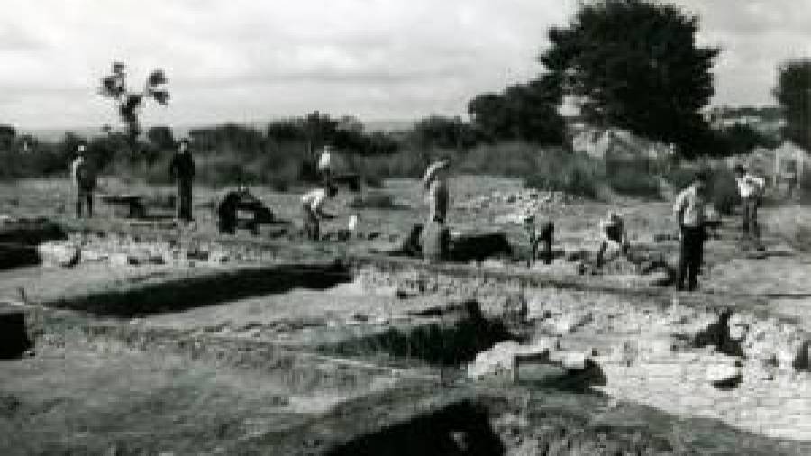 Excavación do xacemento arqueolóxico Porta de Arcos. Foto: Concello de Rodeiro
