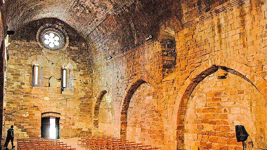 Capilla del monasterio de Escornalbou (Tarragona). Foto: A. P.