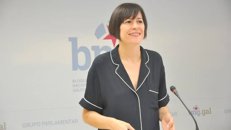 La portavoz del BNG, Ana Pontón, anuncia que está embarazada de 18 semanas