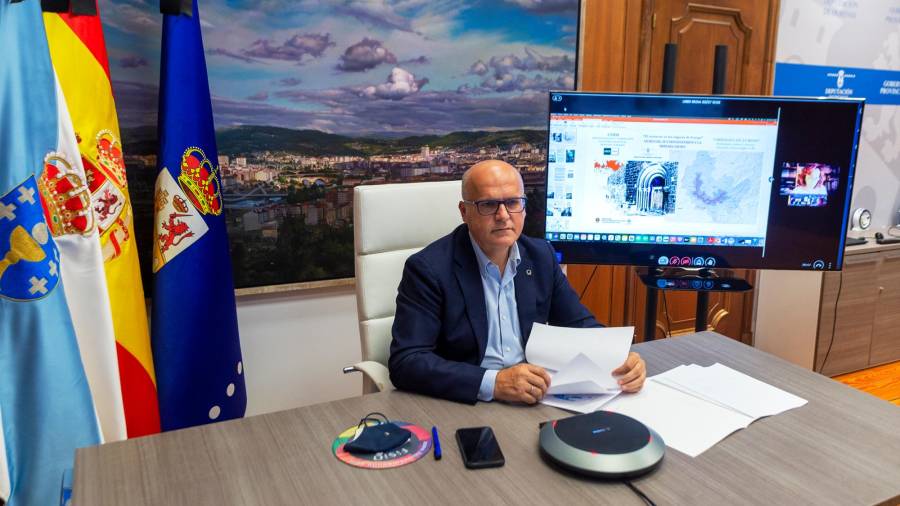 ACUERDOS. El presidente de la Deputación de Ourense, Manuel Baltar. Foto: D. O.