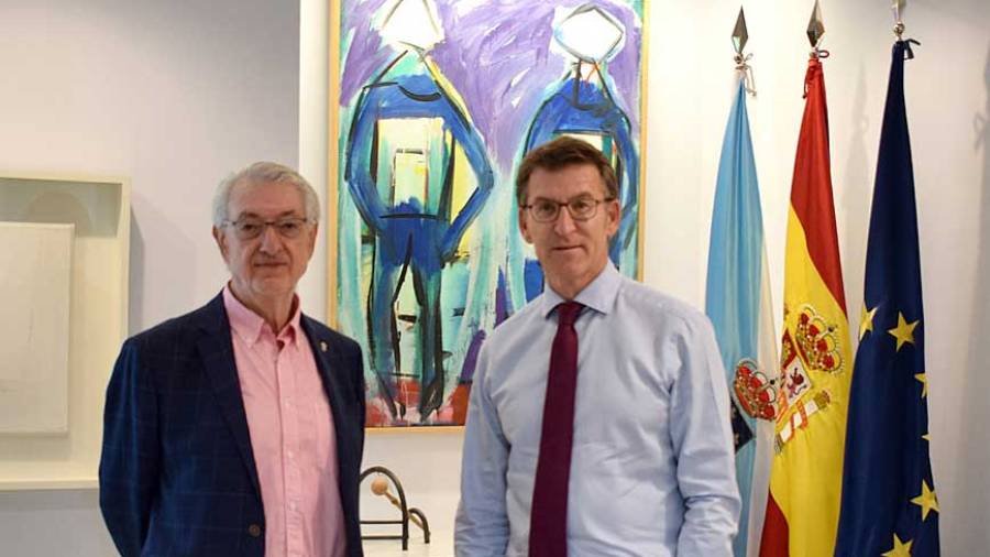 O alcalde reuniuse co Presidente da Xunta a para solicitarlle o respaldo a proxectos importantes para o futuro de Valga