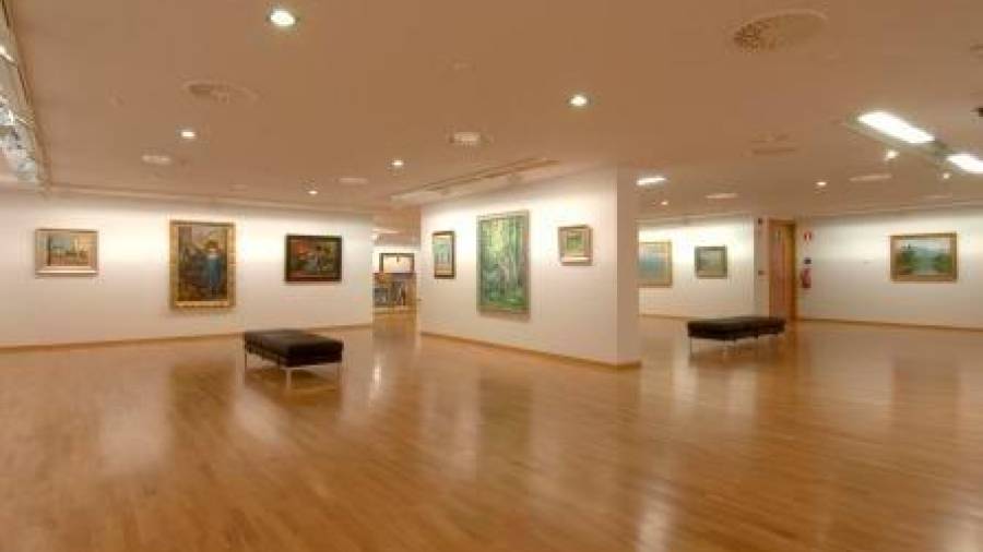 Sala de exposición de arte de la Fundación María José Jove. Foto: F. J.