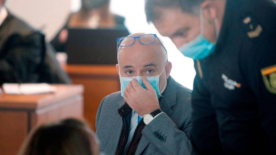 El falso médico José Manuel López Pérez, ‘Coté’, durante el juicio en diciembre. Foto: Cabalar