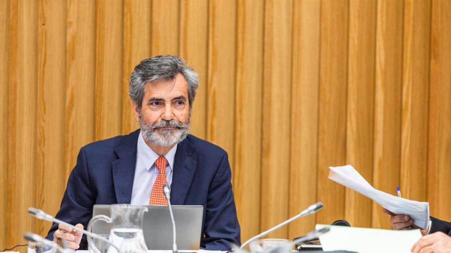 Carlos Lesmes, presidente en funciones del Tribunal Supremo y del Consejo General del Poder Judicial. Foto: E.P.