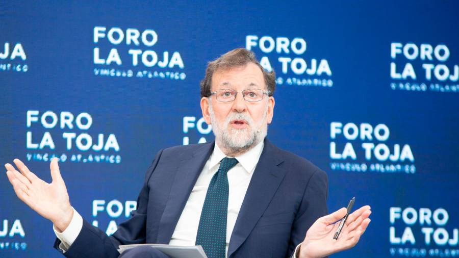 Mariano Rajoy en el Foro La Toja-Vínculo Atlántico