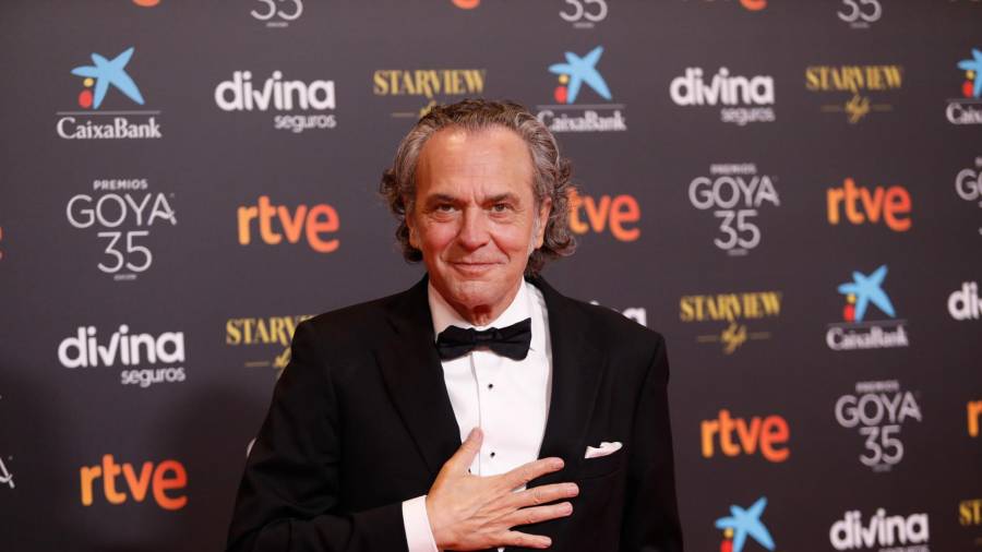 El actor José Coronado, posa en la alfombra roja en la 35 edición de los Premios Goya en el Teatro del Soho CaixaBank de Málaga a 6 de marzo del 2021. Álex Zea / Europa Press