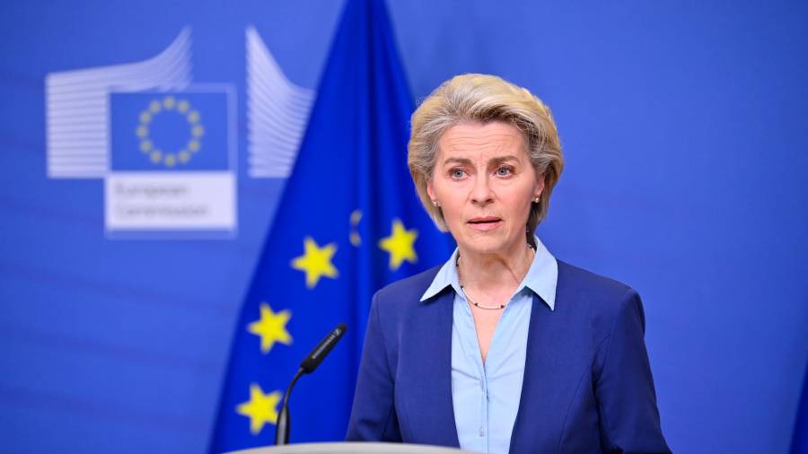 La presidenta de la Comisión Europea, Ursula von der Leyen. Foto: Europa Press