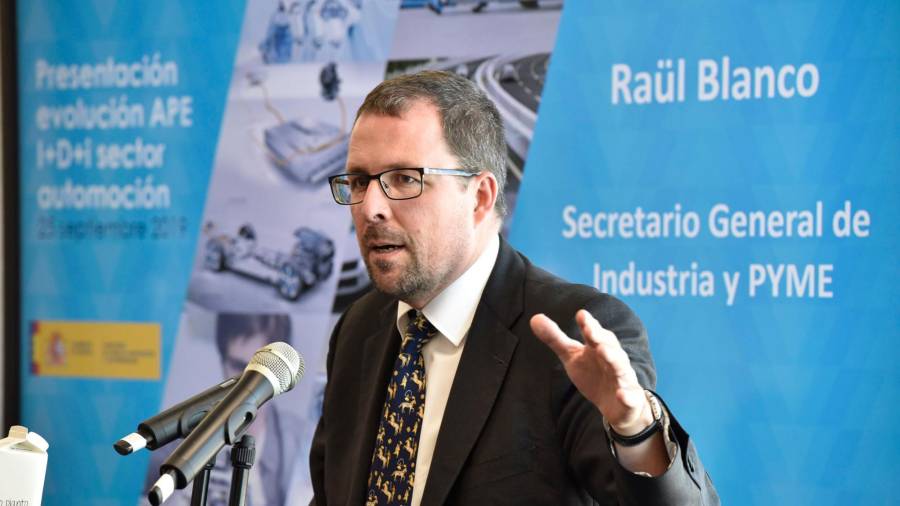 Raül Blanco, secretario general de Industria y Pyme. Foto: Efe