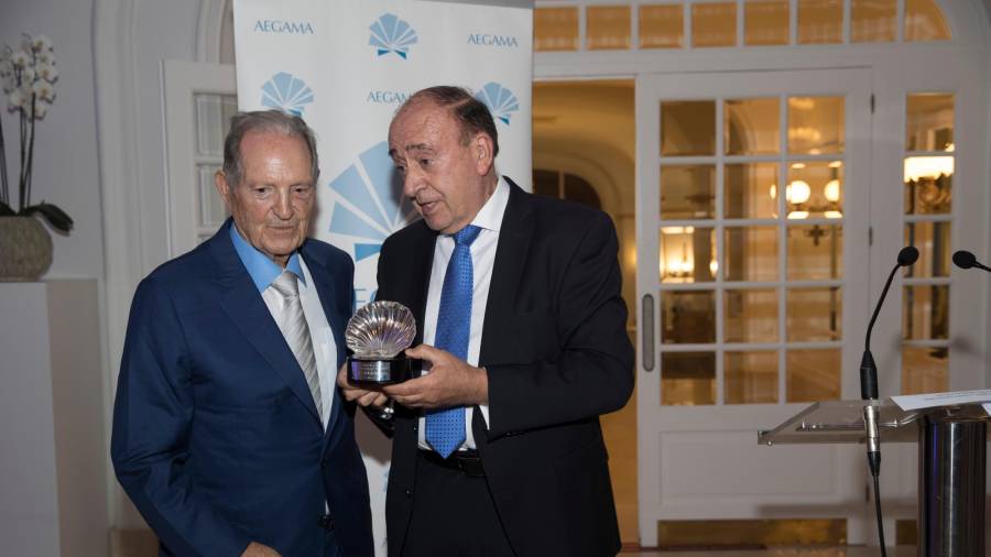 Premio al empresario gallego en América. MANOLO SEIXAS / LALÍN PRESS