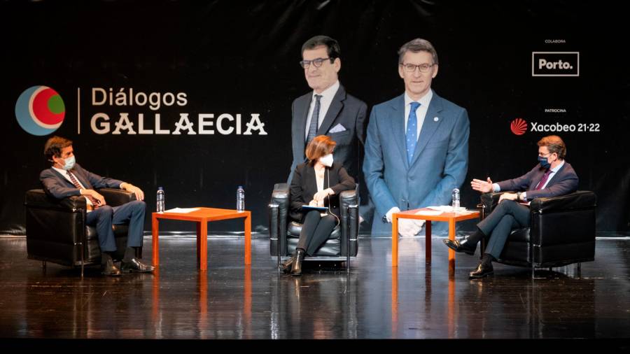 Núñez feijóo participou na segunda edición de Diálogos Gallaecia con Rui Moreira, presidente da Cámara Municipal do Porto