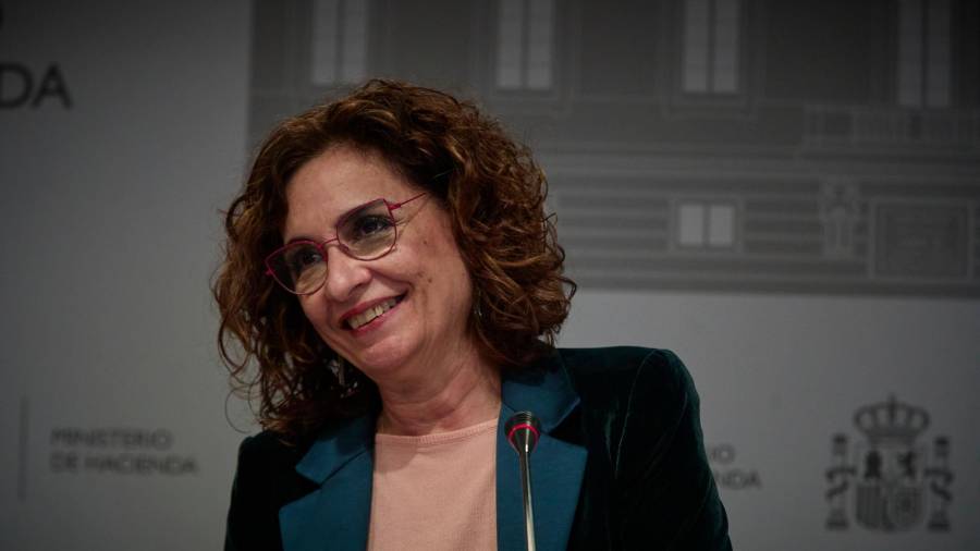 La ministra de Hacienda y portavoz del Gobierno, María Jesús Montero. Foto: Jesús Hellún