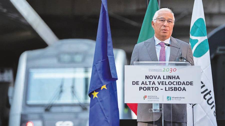 El primer ministro de Portugal, António Costa, durante la presentación. Foto: G.P.